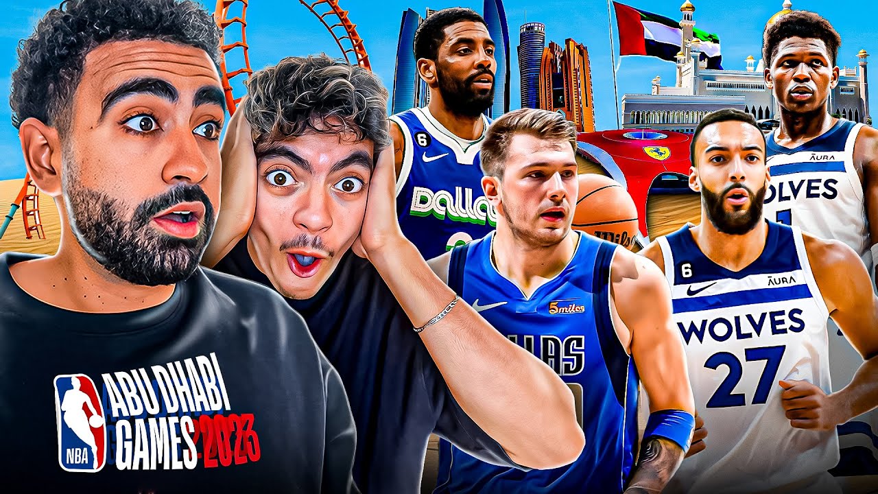 J’ASSISTE À 2 MATCHS NBA EN 48H À ABU DHABI ! 🔥