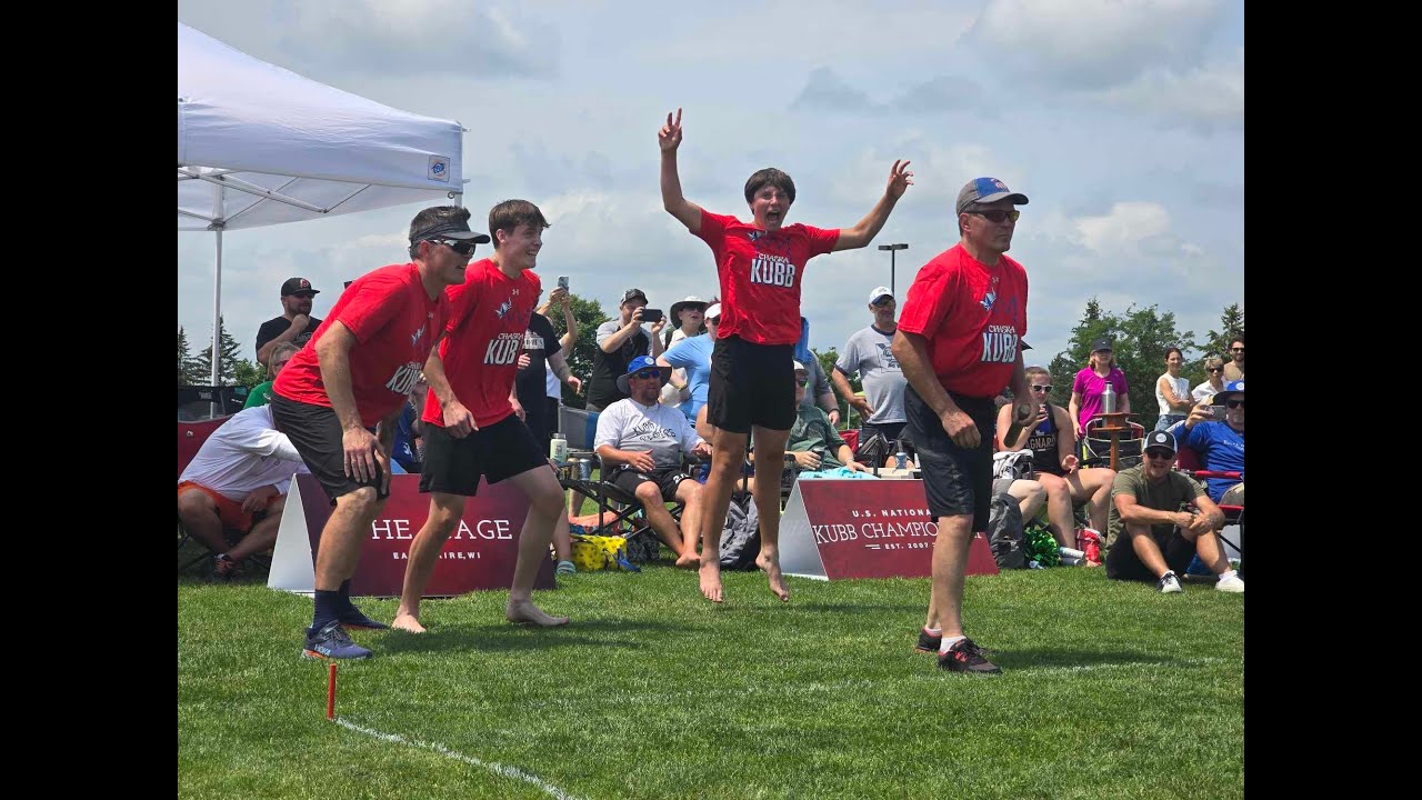 2024 US Kubb National Championship Final:  Chaska Super Funky Badasses vs Chaska Blue (Full Match)