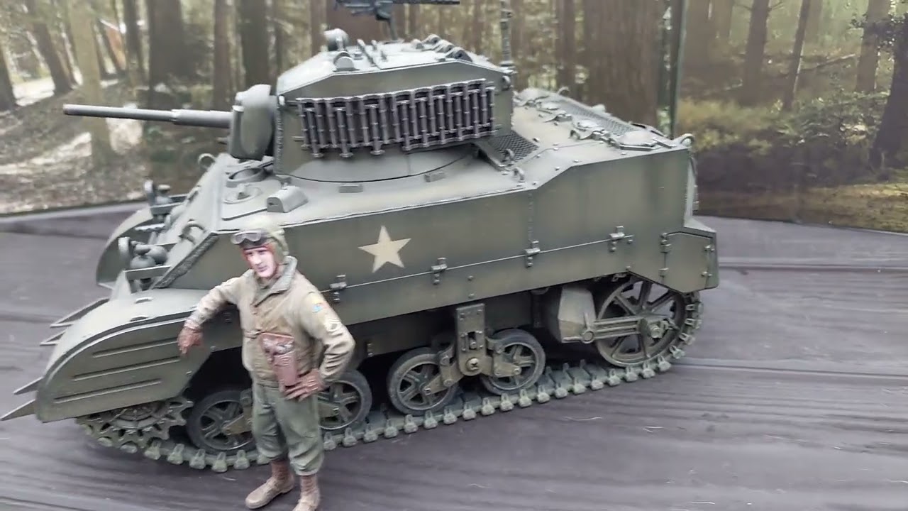 M5A1 Stuart VI Coolbank 1/16 Scale RC Tank