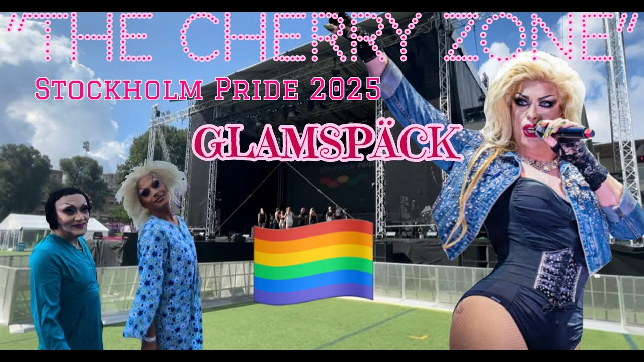 STOCKHOLM PRIDE VLOG CHERRY WILDER 2025 #pride #dragqueen
