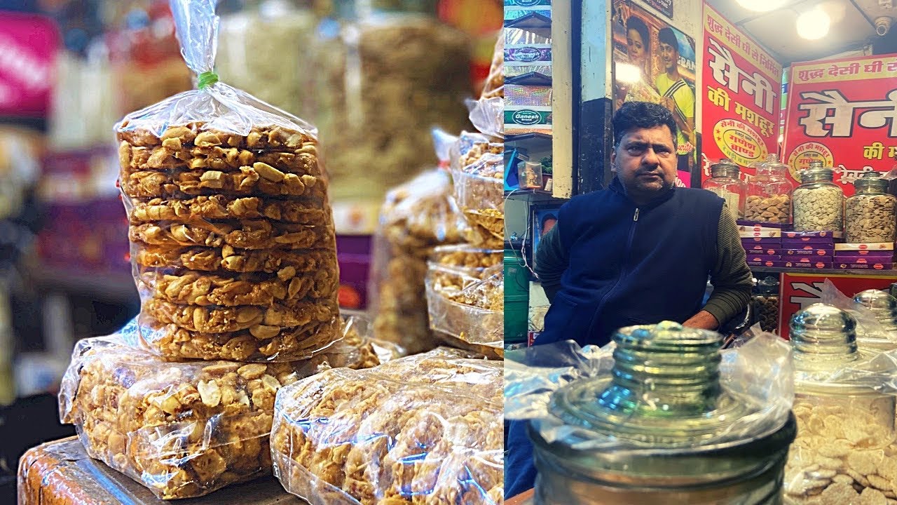 रोहतक की बहुत प्रसिद्ध रेवड़ी और गजक I 60 yrs OLD SHOP I ROHTAK I #foodblogger #dailyvlog