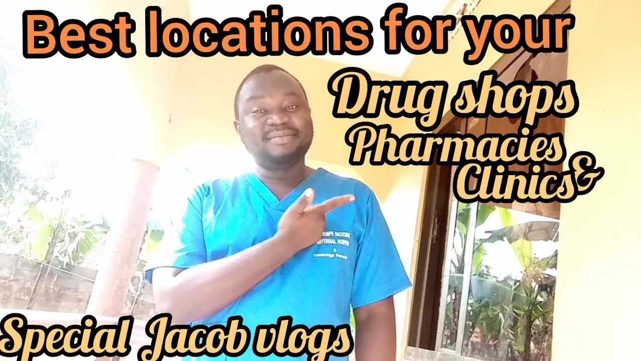 Best locations for drugshops, pharmacies and clinics