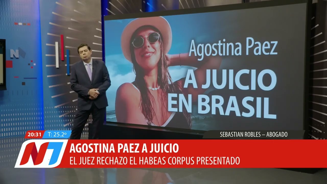 Se complica la situación de Agostina Páez detenida en Brasil: el informe de Noticiero 7