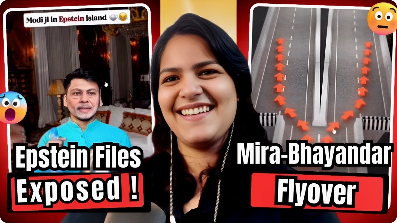 Reacting To Epstein Files Exposed! & Mira-Bhayandar Flyover Funny Memes 🤣