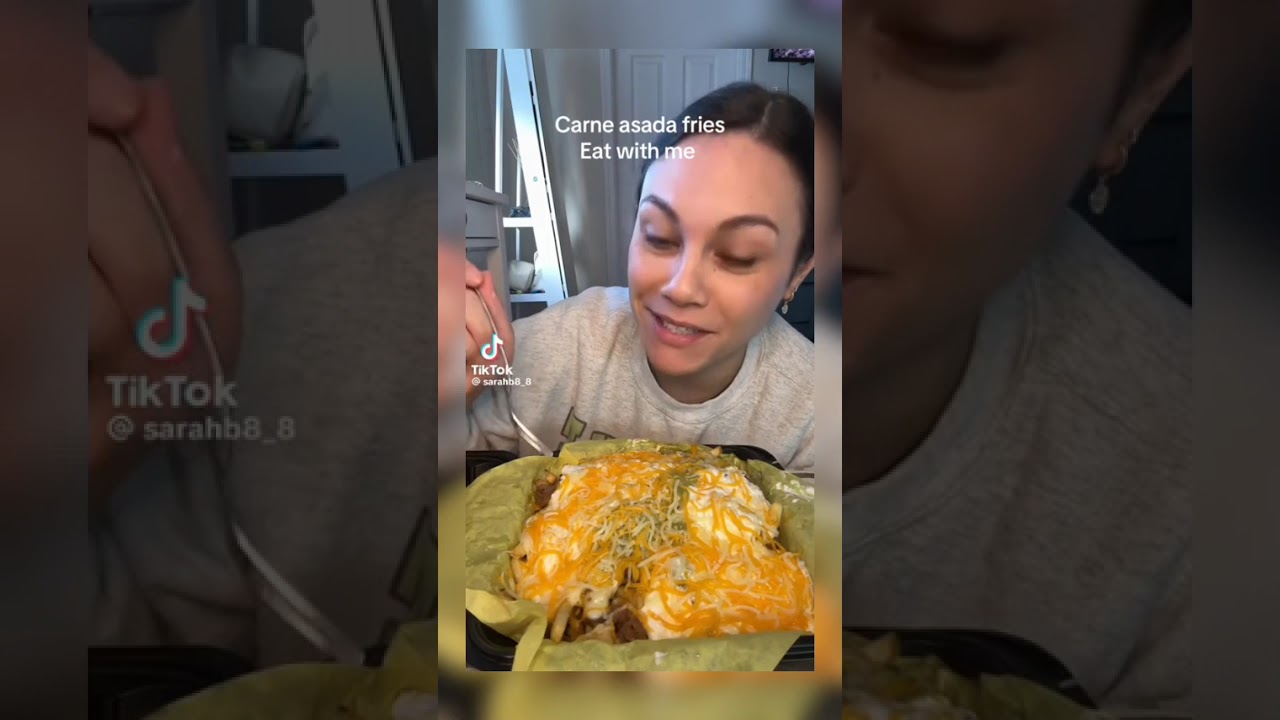 TIKTOK MUKBANGS COMPLIATION | Pizza, Burgers and Fries & more 
