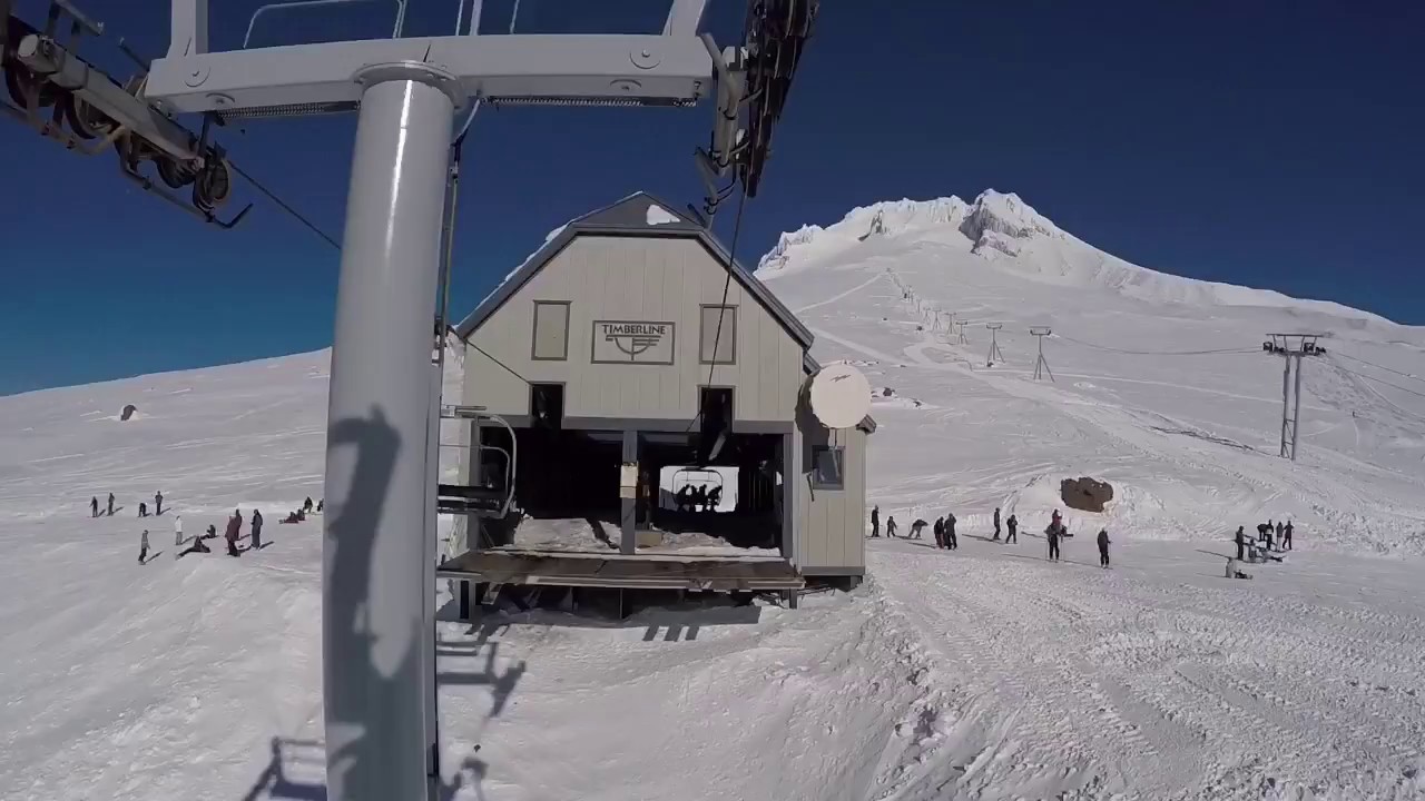The Magic Mile run on Timberline Mt Hood