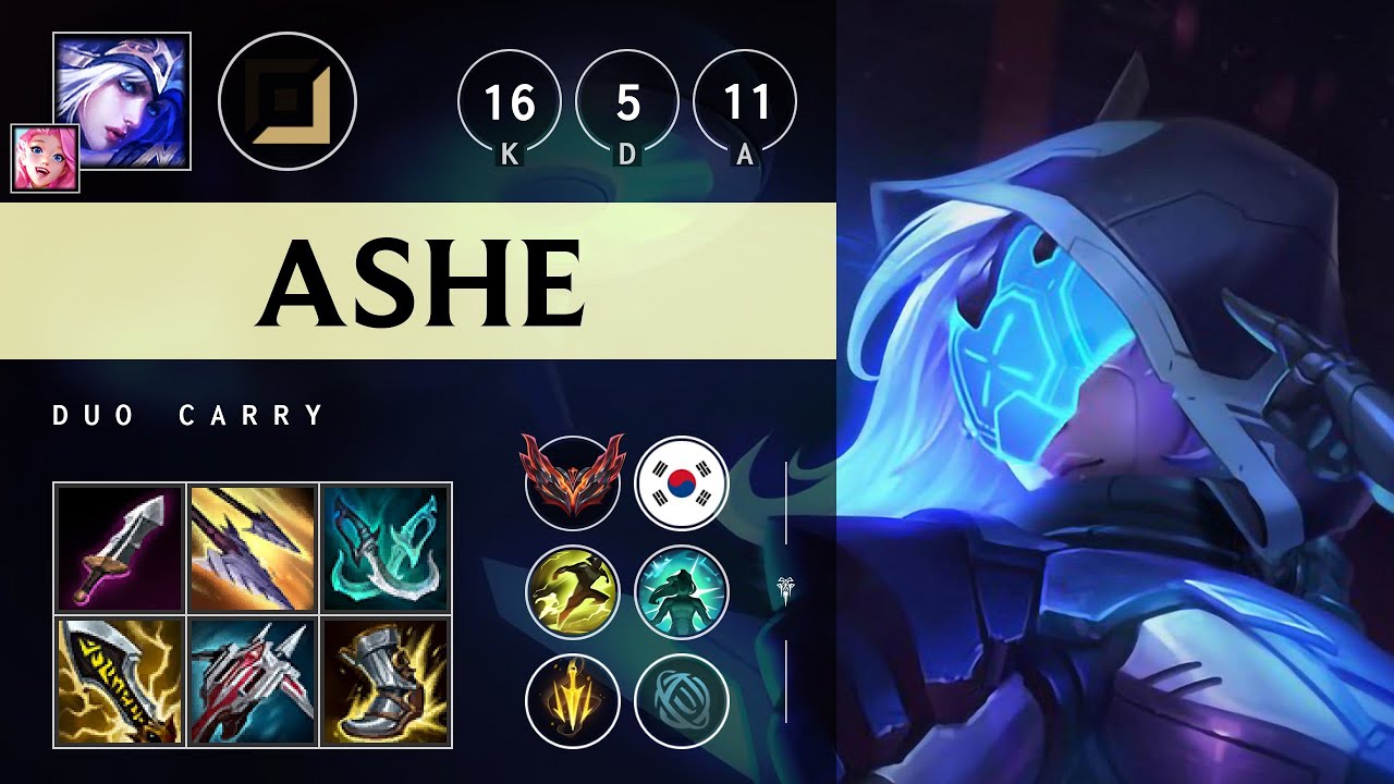 Ashe ADC vs Jinx - KR Grandmaster Patch 25.07