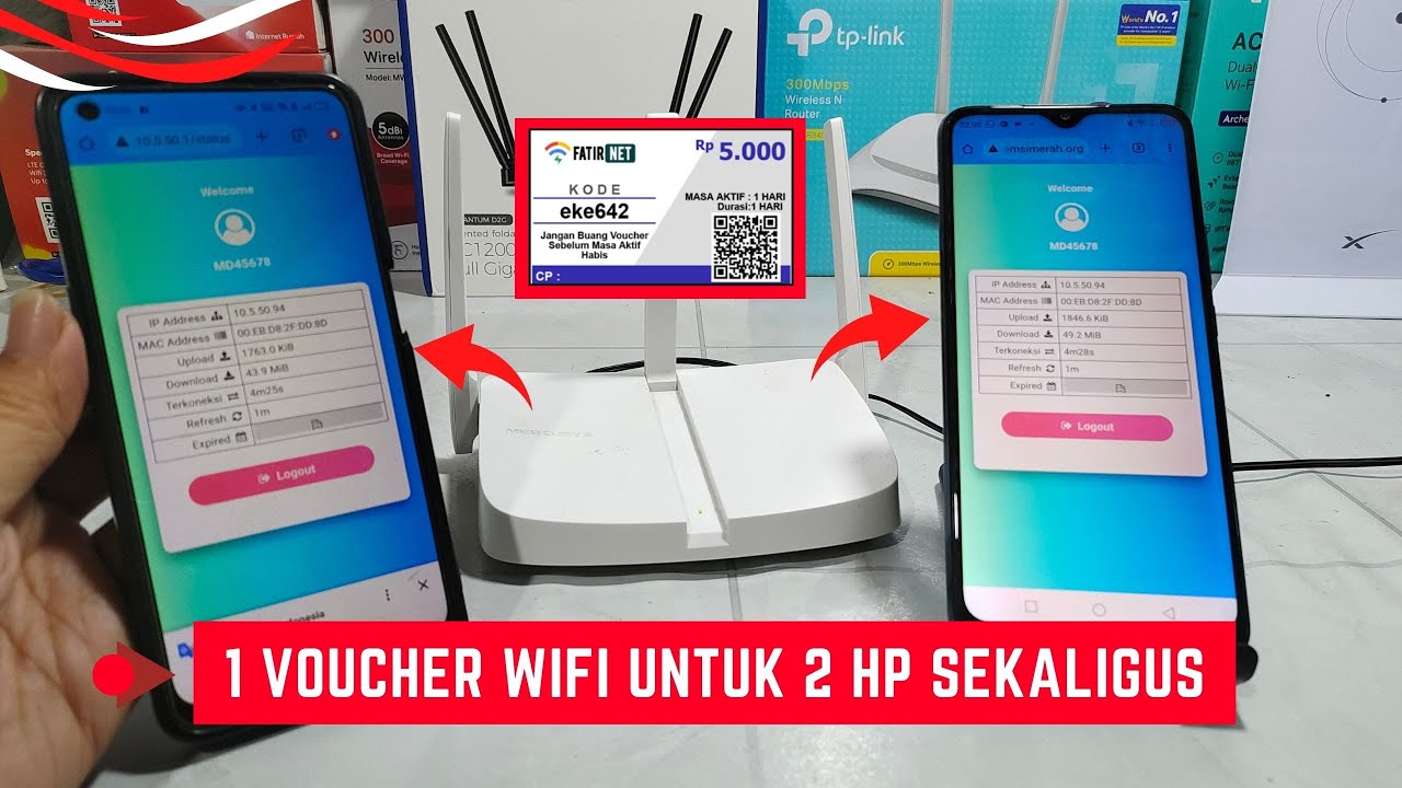Cara Jitu Olah 1 Voucher Wifi Untuk 2 HP Langsung Bisa Internetan Bareng