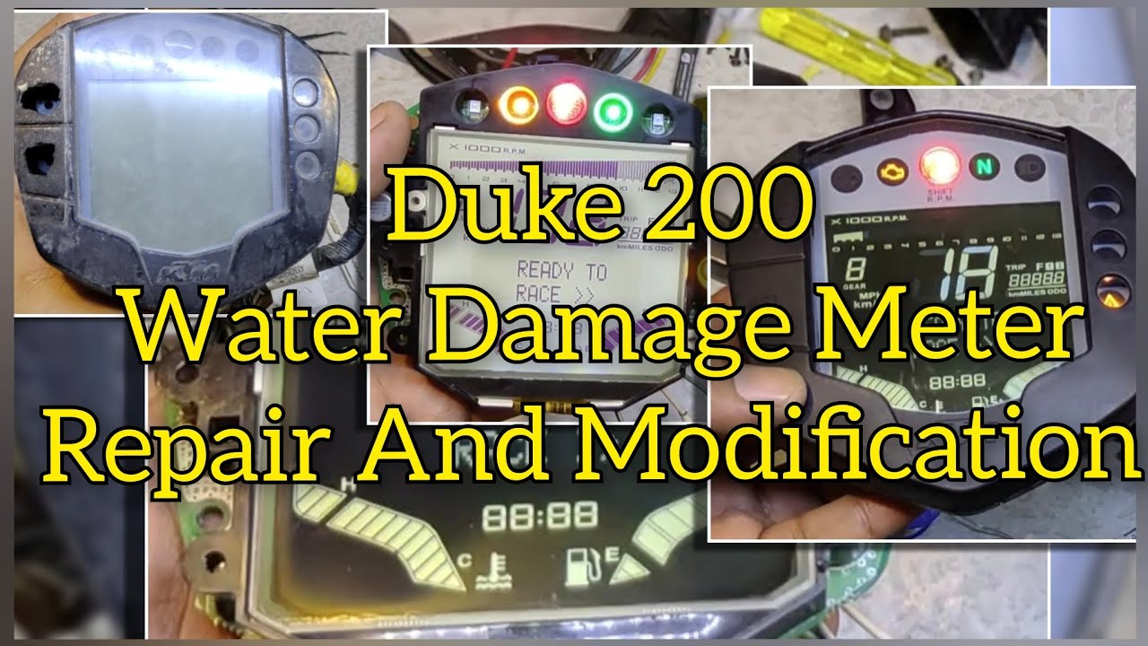Duke 200 Meter Repair And Modification (Water Damage)