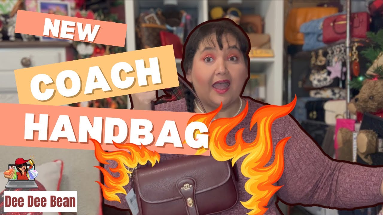 Coach Hadley Shoulder Handbag  in  SOLD OUT Merlot UNBOXING