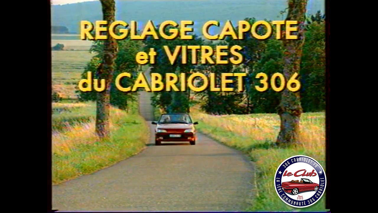 1995 Réglages capote et vitres du Cabriolet 306 Peugeot partie 2