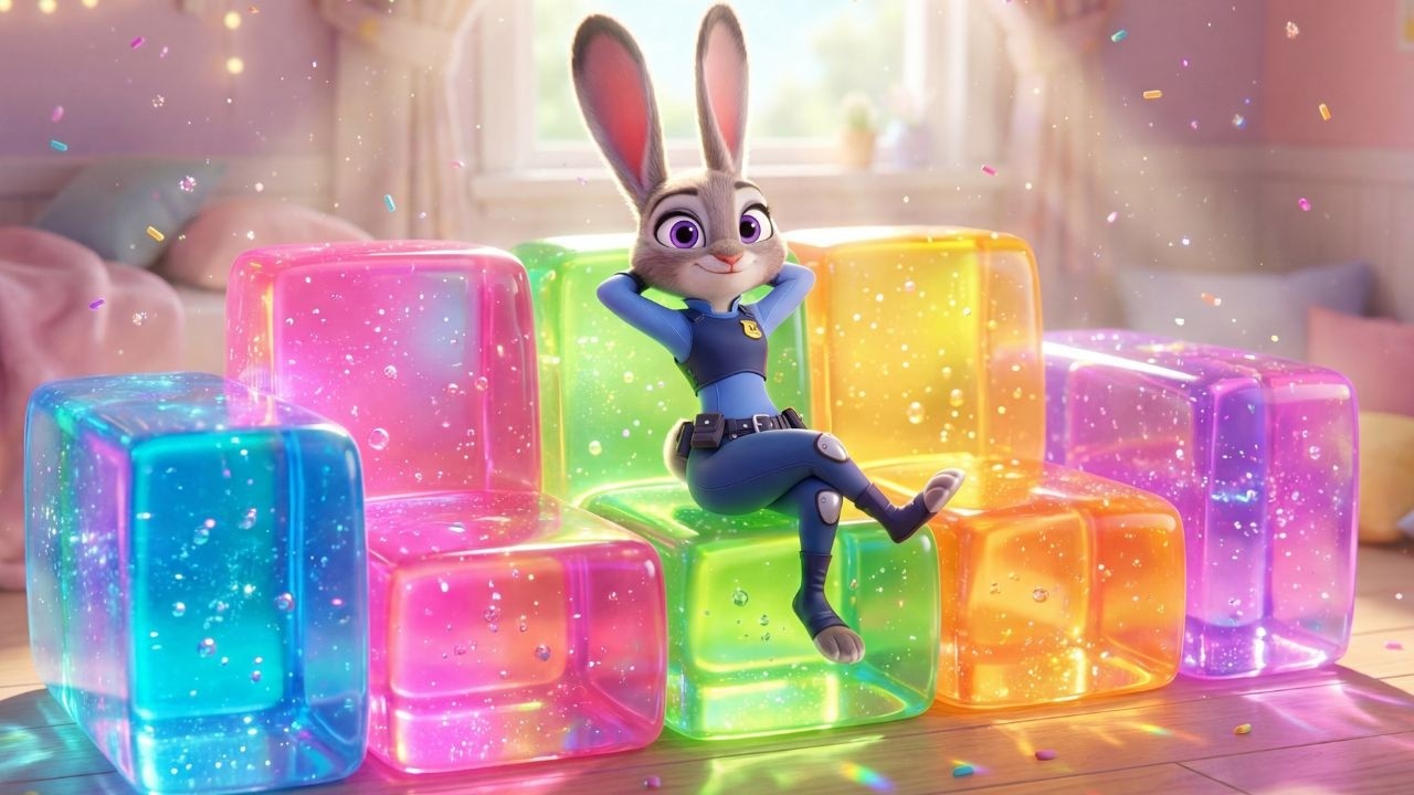 🍳🐰 Zootopia 2 | Judy Relaxing in the Jelly World 💜 ✨