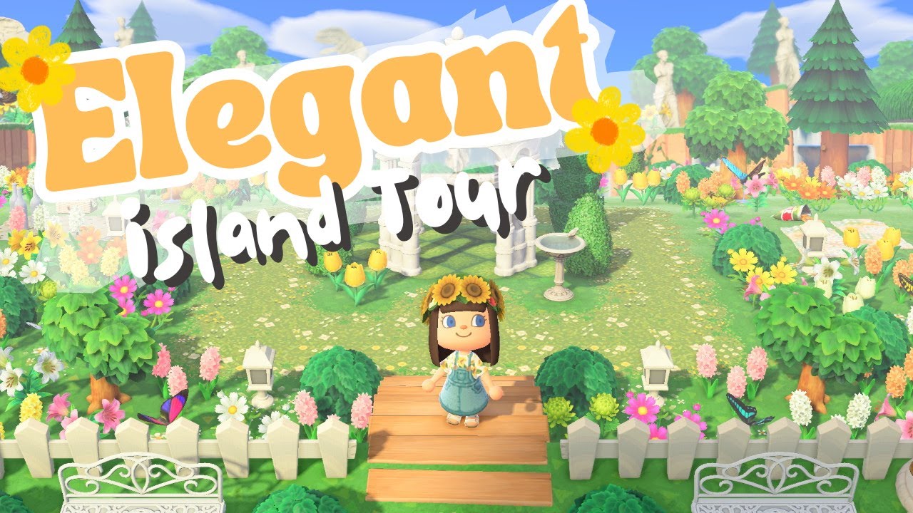 Touring Gardenia | Elegant Spring Core Island DA Tour | ACNH Animal Crossing New Horizons