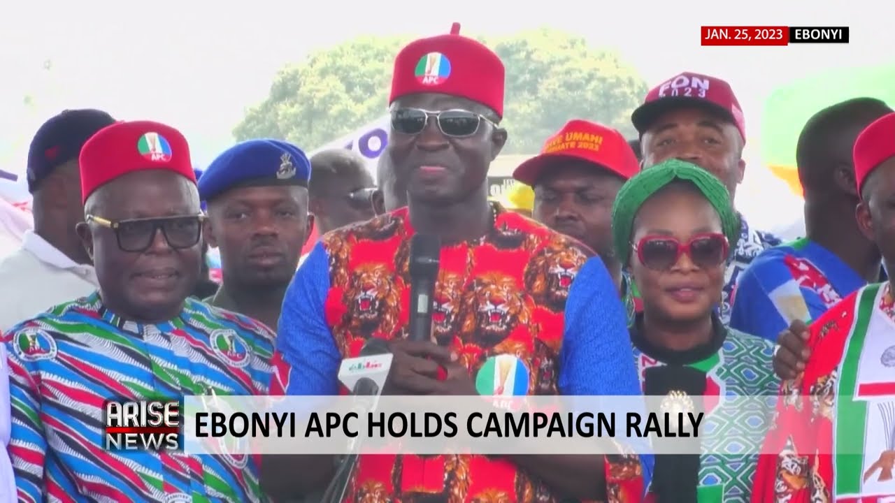 2023: EBONYI APC HOLDS CAMPAIGN RALLY