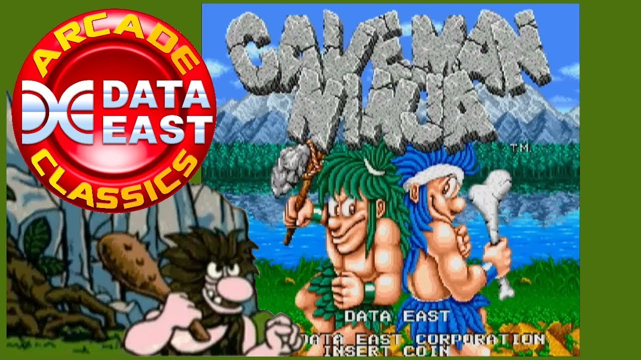 Data East Arcade Classics (Wii) Caveman Ninja / Joe & Mac [Longplay]