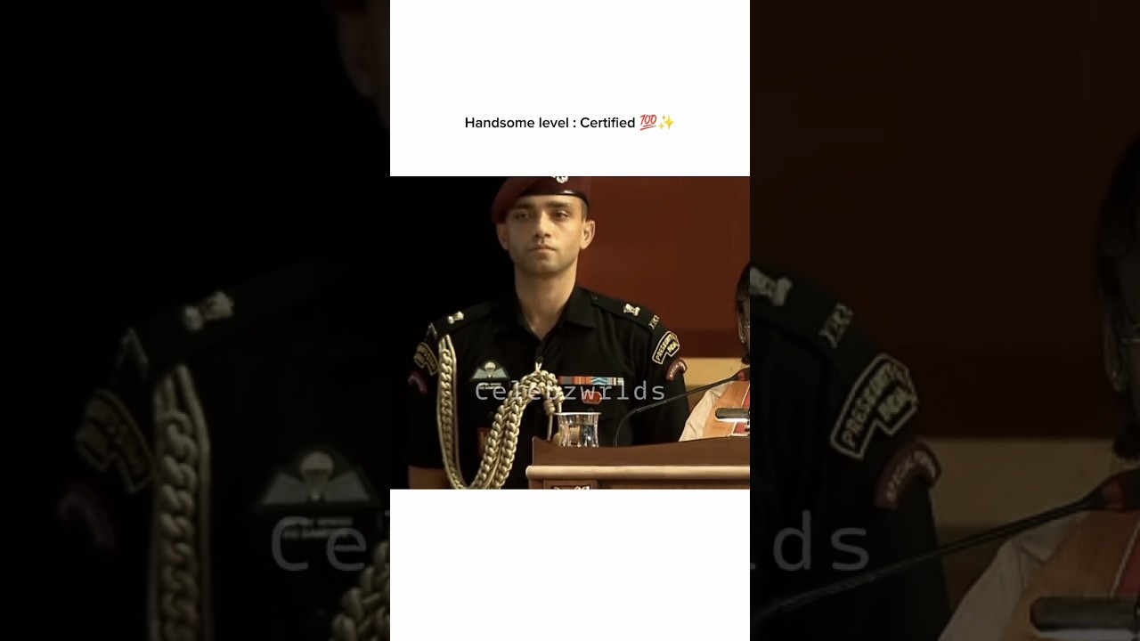 Last one 🤌💞 Major Rishabh Singh Sambyal #major #adc #parasf #army #shorts