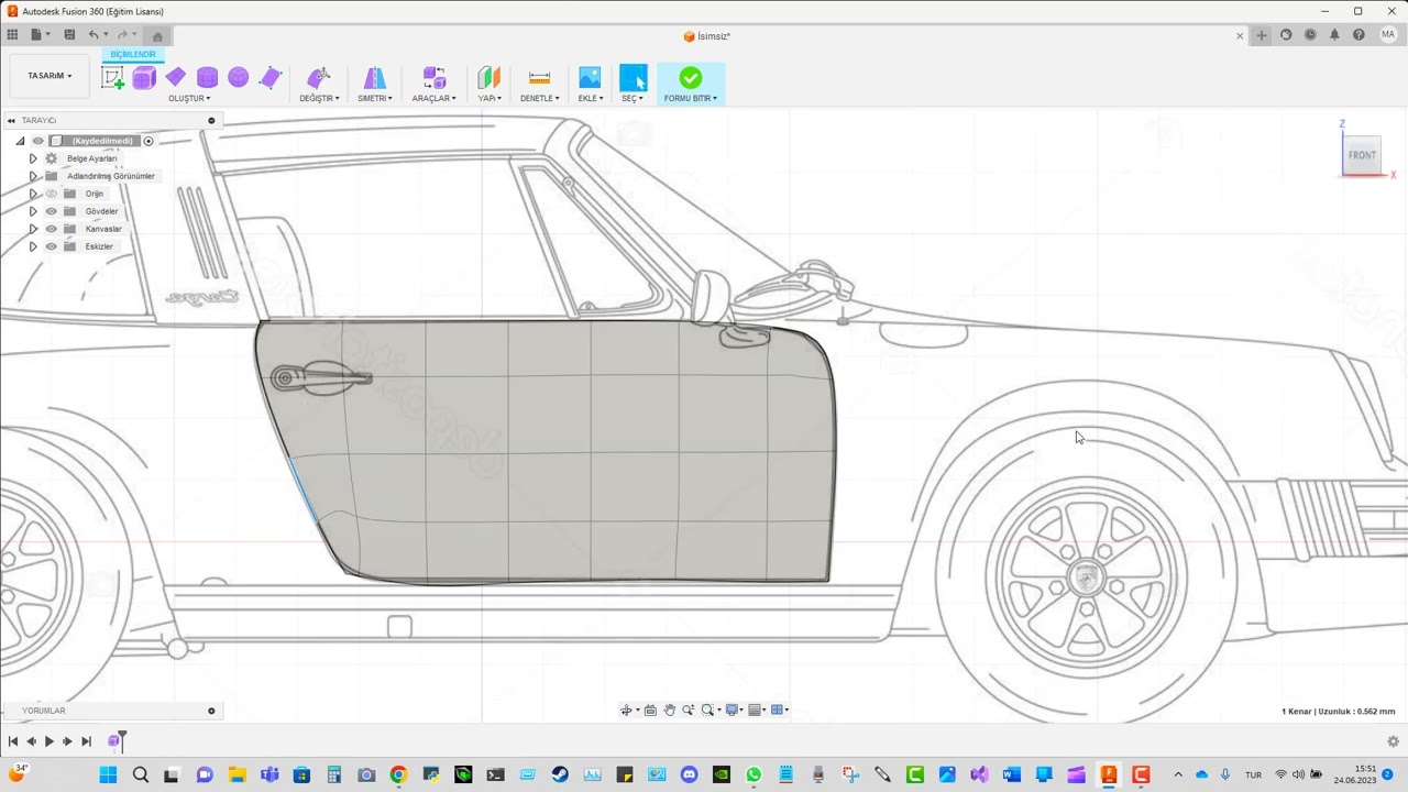 Fusion 360/15.Ders- Form'a Giriş ve Makine Mühendisliği Okumak-2