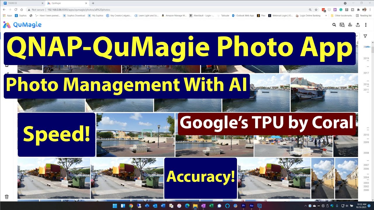 Приложение QNAP QuMagie для обработки фотографий с распознаванием лиц на основе искусственного ин...