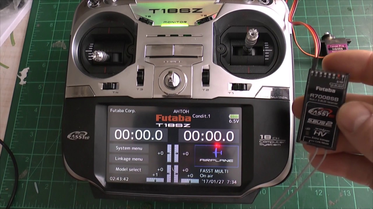 Futaba T18SZ  Bind with R7008SB (rus)