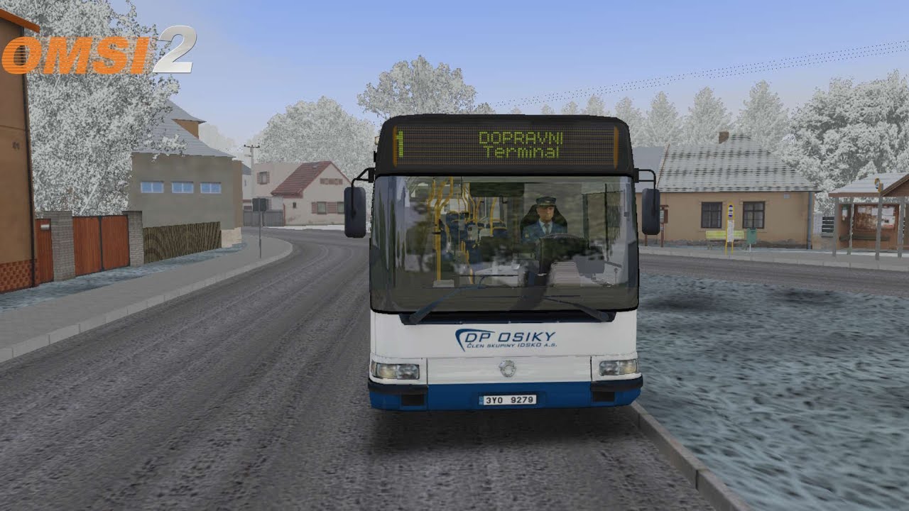 Omsi 2 #14...Točvolantní nepříjemnosti na mapě Osiky s freeware Agorou (+hlášení download)