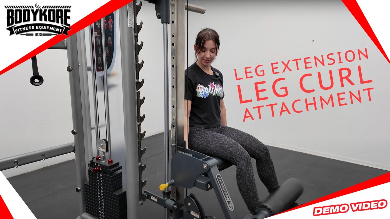 Universal Trainer Leg Extension Curl Seat Demo