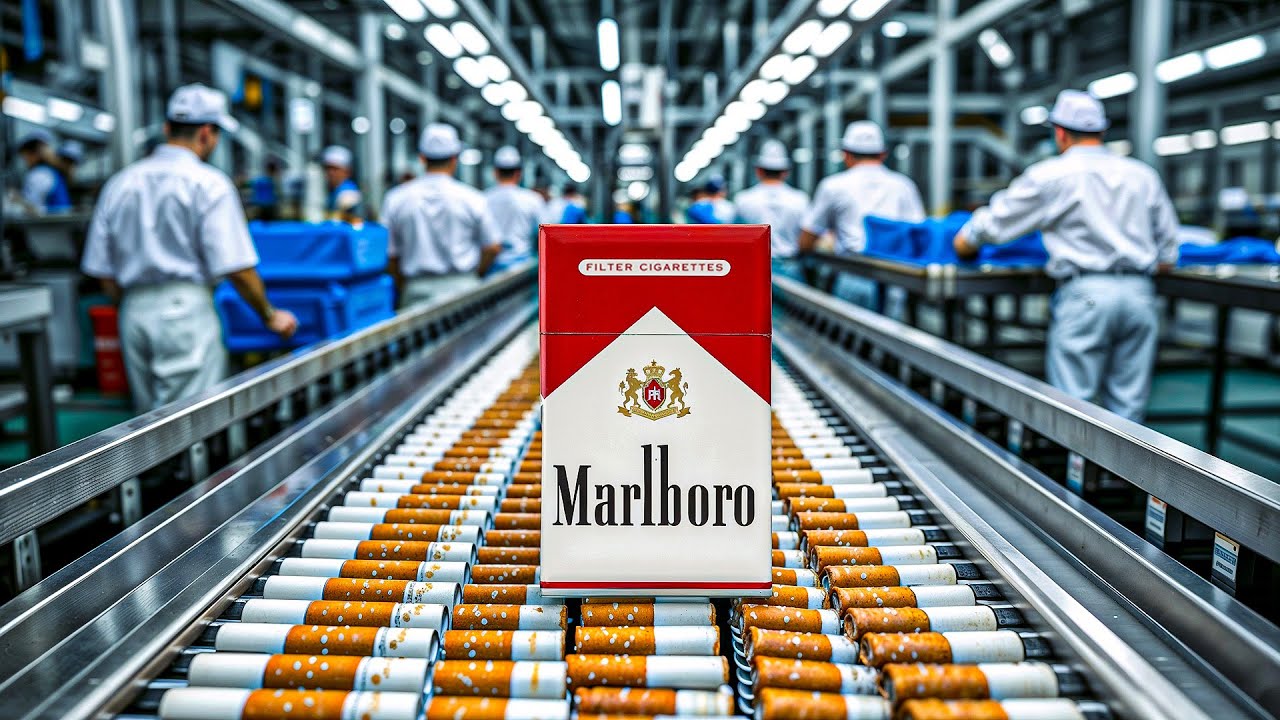 Как производятся сигареты Marlboro на фабрике? Produced Planet