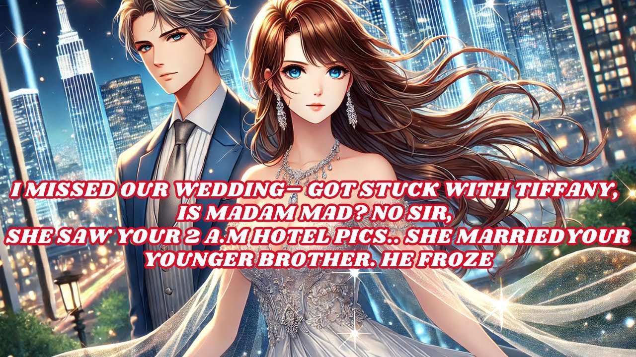 I missed our wedding– got stuck with Tiffany. Is madam mad? No sir, she saw your 2 a.m hotel pics...