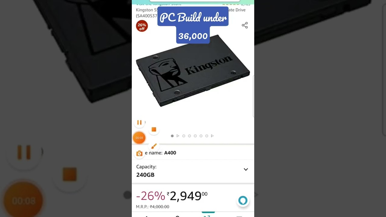 PC build under 36,000