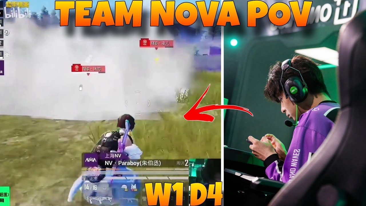 When Nv Paraboy Blindly Pushed TEC With DBS In PEL 2024!!🔥🔥 NOVA POV All Fights W1D4!!❤️