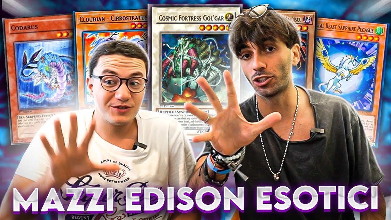 5 mazzi di Yu-Gi-Oh! ESOTICI da provare in EDISON FORMAT! (Smettiamola di giocare solo VAYU TURBO)