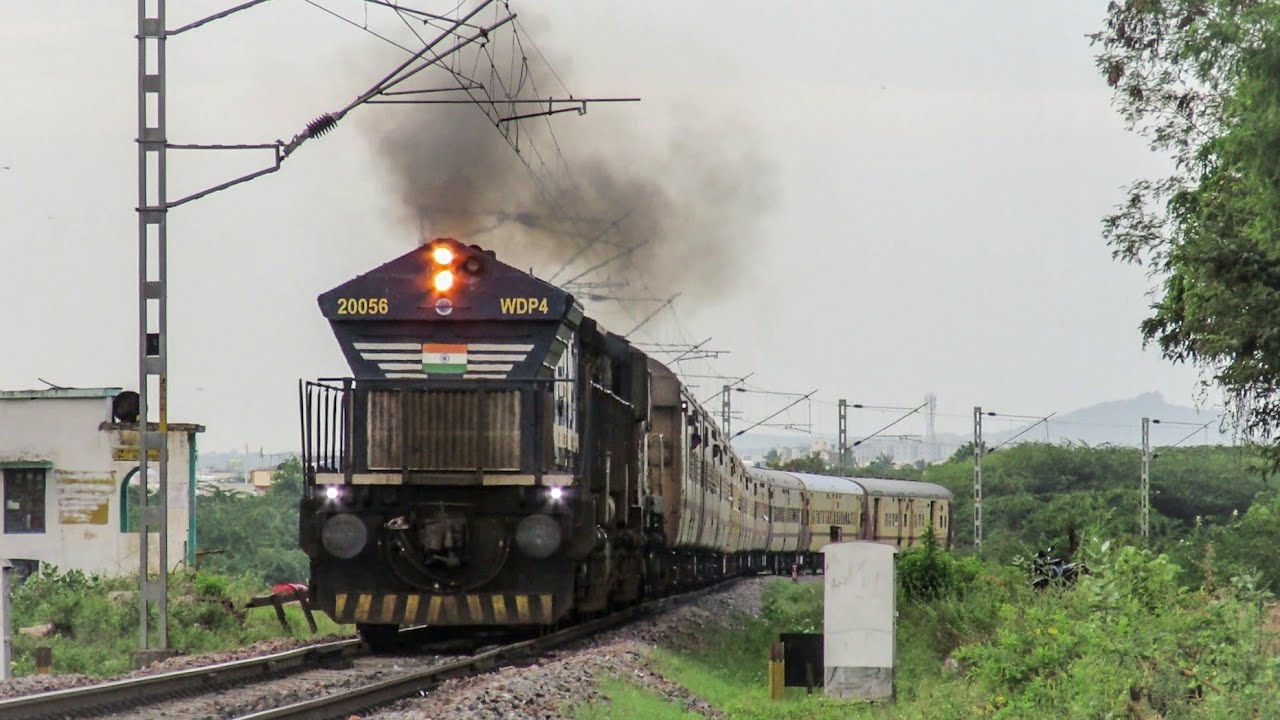 Smoking EMD | Guntakal Bodhan Passenger | Indian Railways
