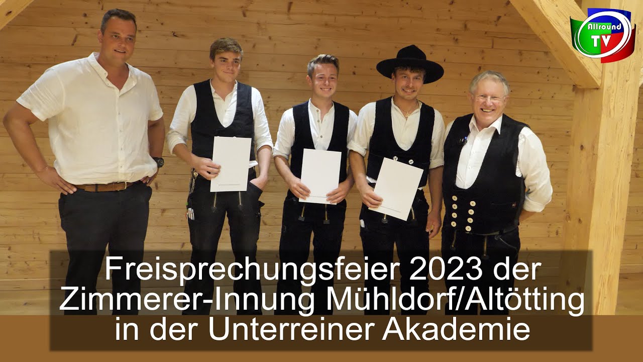 Freisprechungsfeier der Zimmerer-Innung Mühldorf/Altötting