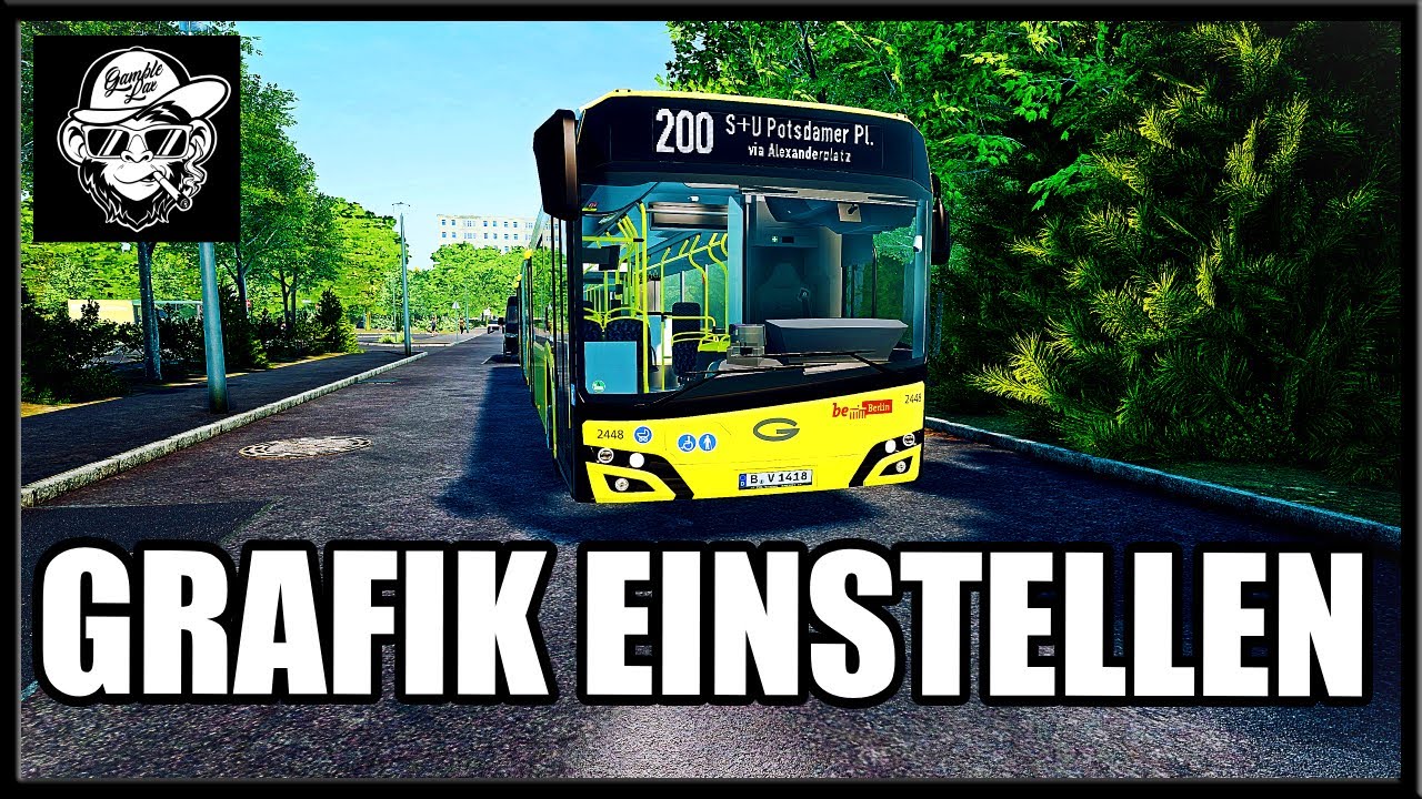 🟦 Grafik richtig Einstellen! Kein Blur | 100 % Aufl&ouml;sung! - The Bus 🚌