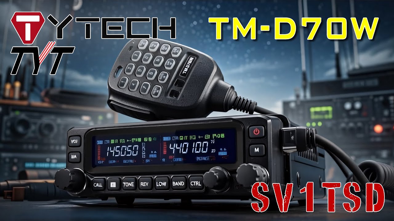 Обзор TYT TM-D70W: 70-ваттный двухдиапазонный монстр с кросс-диапазонным ретранслятором и двойным...