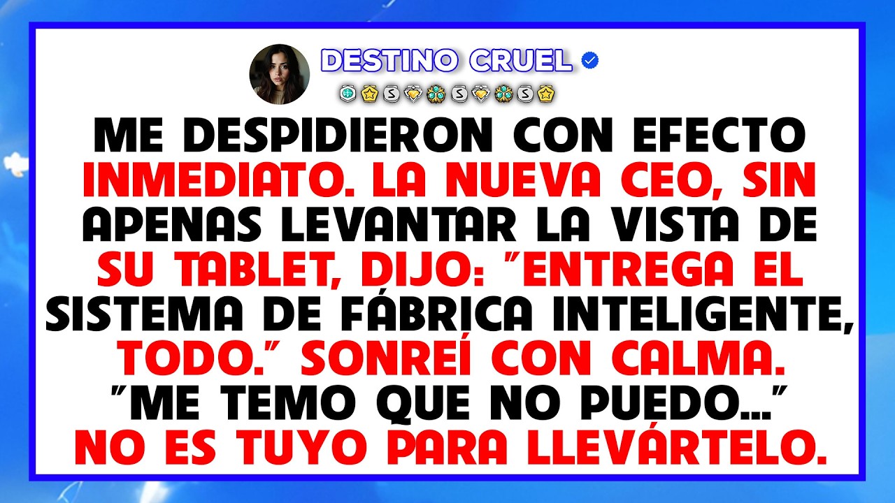 La nueva CEO me despidió y exigió el sistema, le dije que no le pertenecía