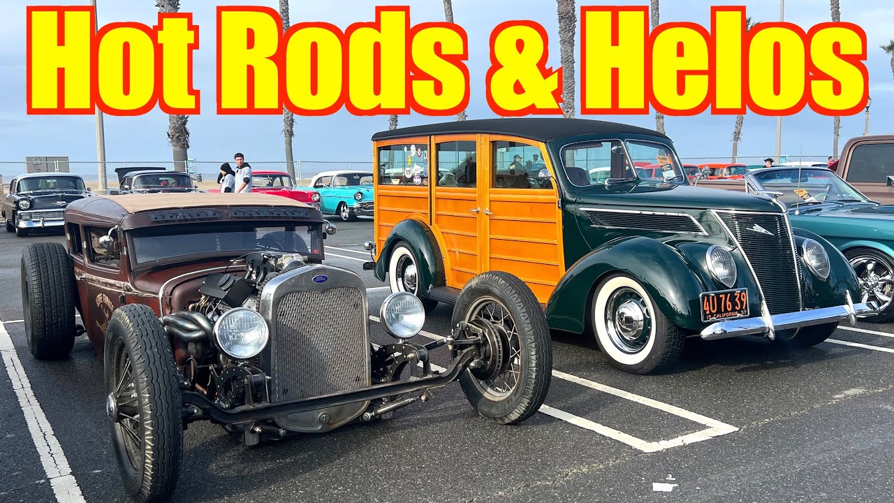 Hot Rods & Helos Car & Helicopter Show 2025 In Huntington Beach