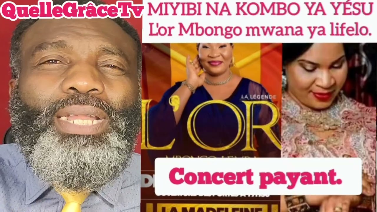 Fr Jf ifonge, Scandale!!!! L'Or Mbongo moyibi, azo beta concert payant eza non Biblique.