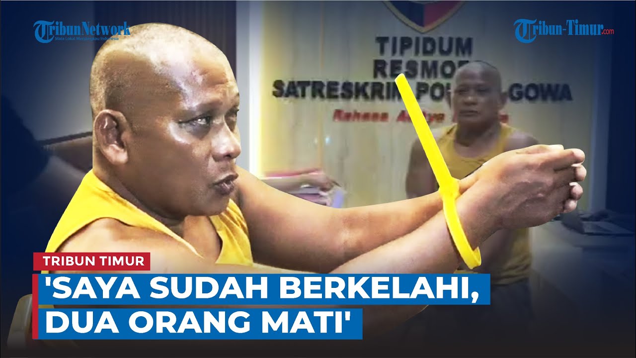 SAKSI KATA: Pengakuan Penikam Mertua dan Menantu di Gowa: Saya Cuma Tegur Musik Keras, Ada Sakit