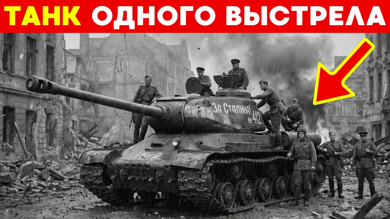 Танк ОДНОГО выстрела — где каждый ВЫСТРЕЛ был проблемой: ИС-2