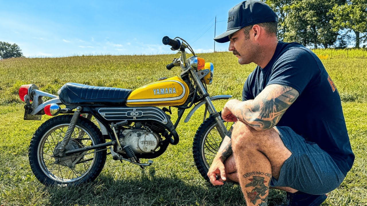 Will This 50 Year Old Micro Enduro Run?? (1974 Yamaha GT 80 - The Original Grom)