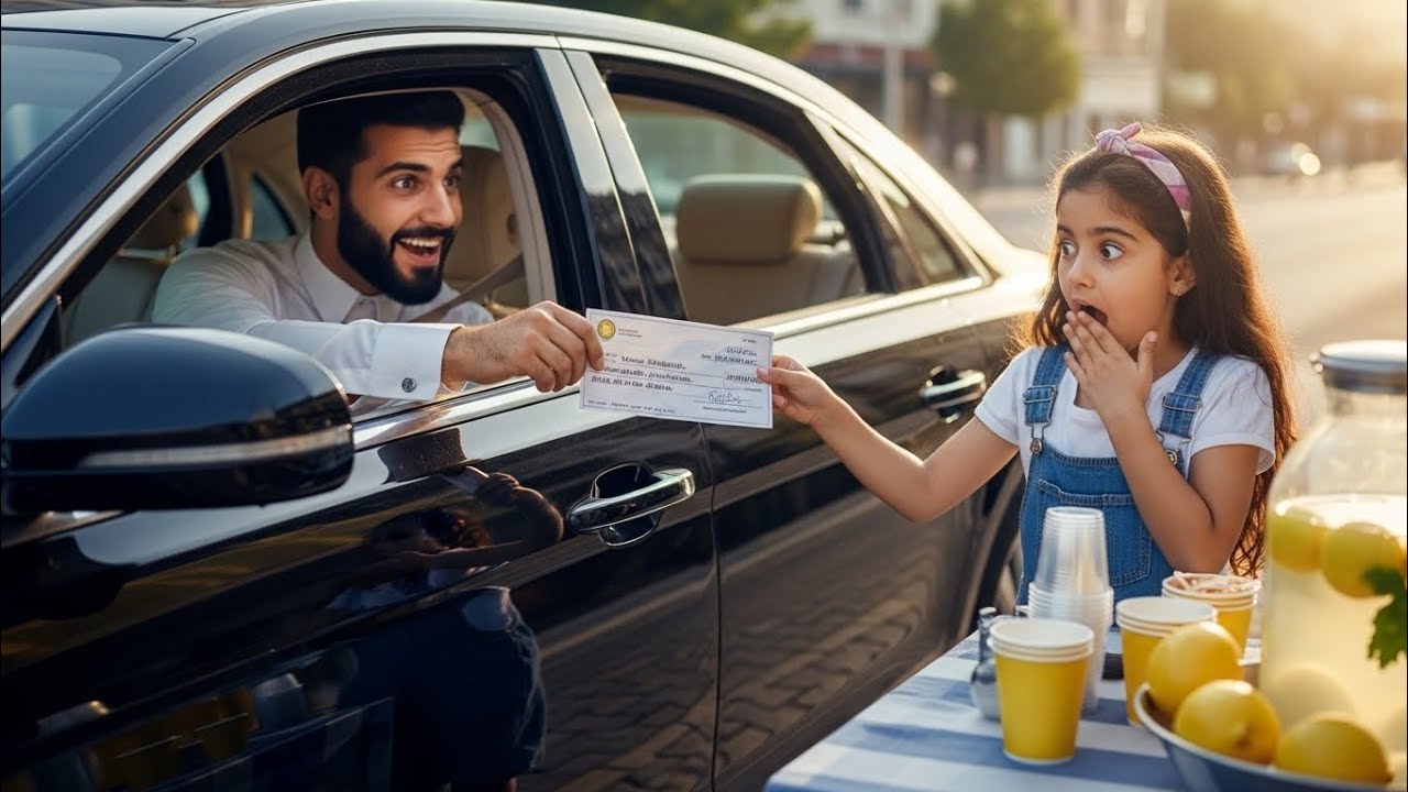 فتاة كانت تبيع عصير الليمون على الرصيف... حتى توقف رجل ثري وغير حياتها للأبد | قصة مثيرة