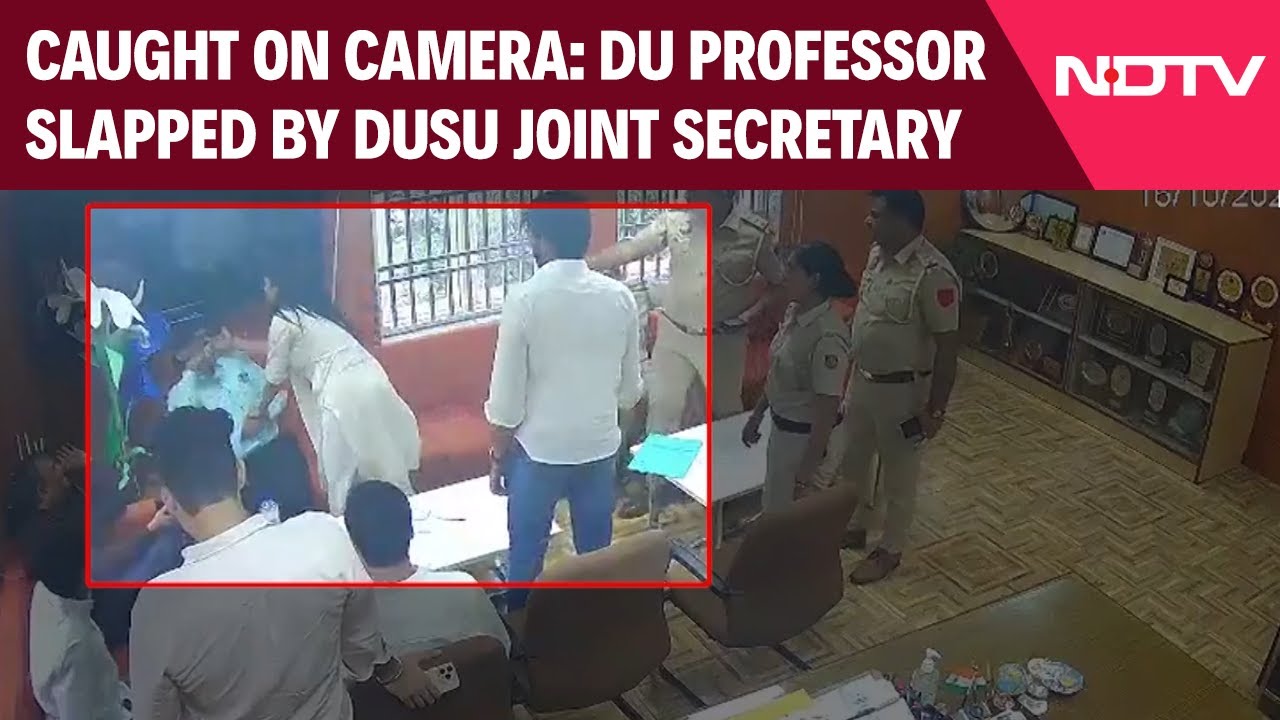 Delhi News | DU Professor Slapped By DUSU Joint Secretary, Forced To Resign