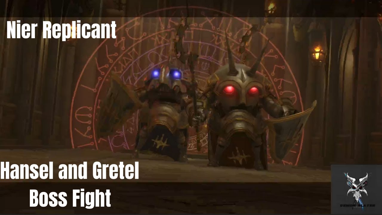 Nier Replicant Hansel and Gretel Boss Fight