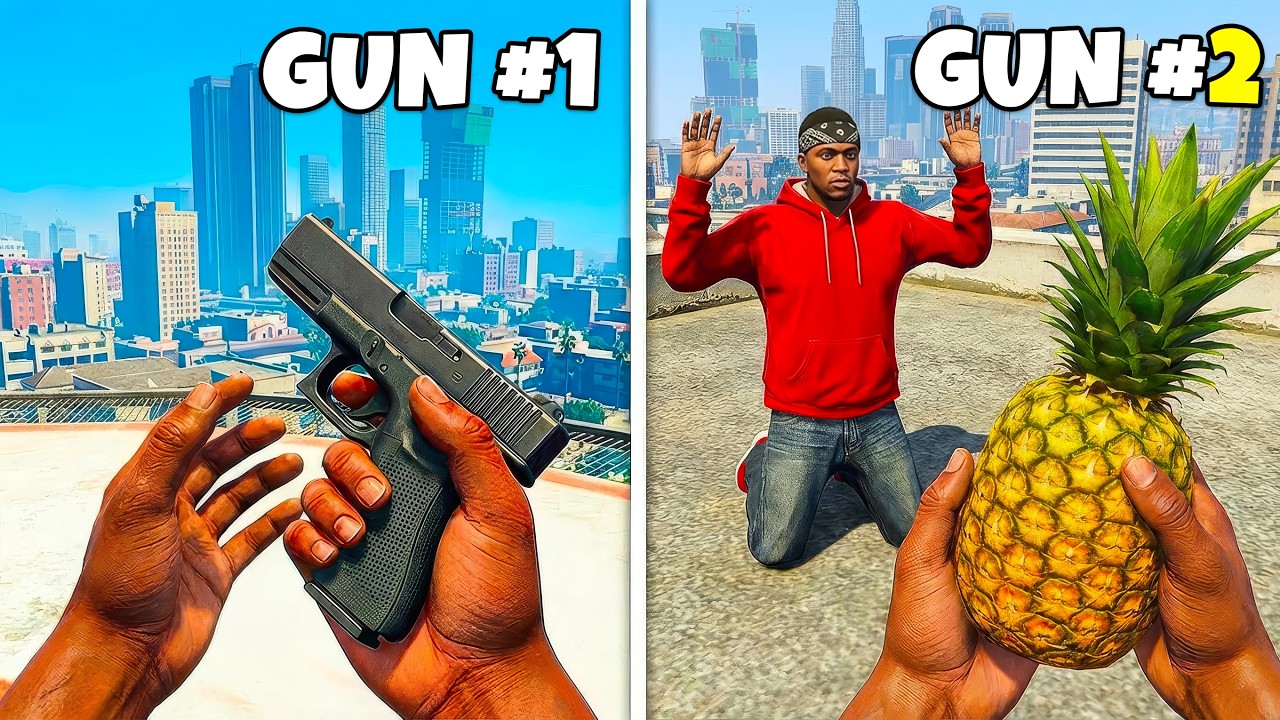 GTA 5, But Every Kill = Random Gun..