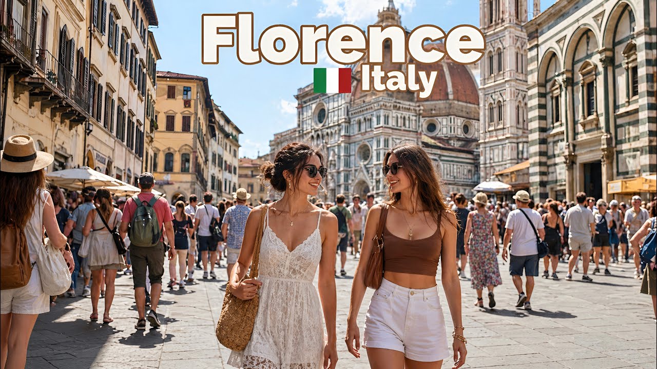 Florence, Italy 🇮🇹 - October 2022 - 4K 60fps HDR Walking Tour