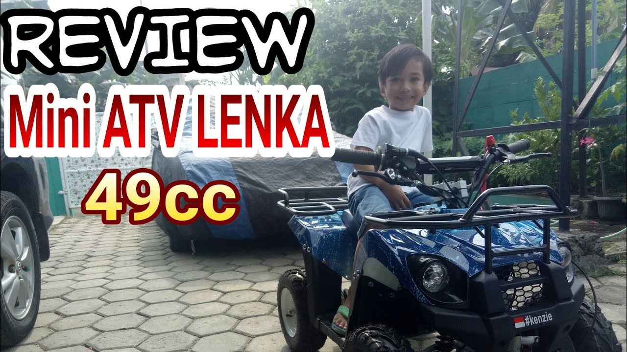 #Vlog 02 REVIEW Mini ATV LENKA 49cc