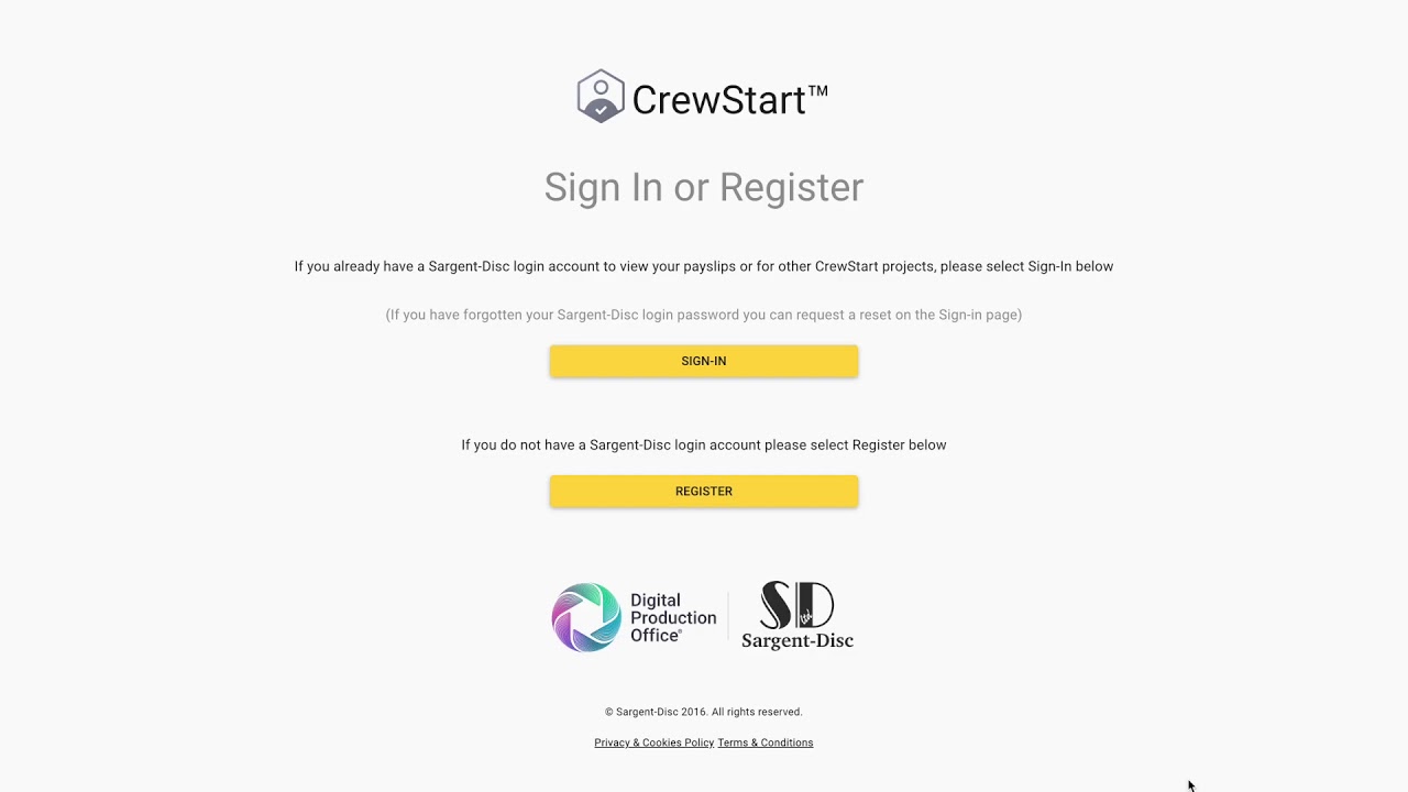 CrewStart&trade; - Accepting an invitation