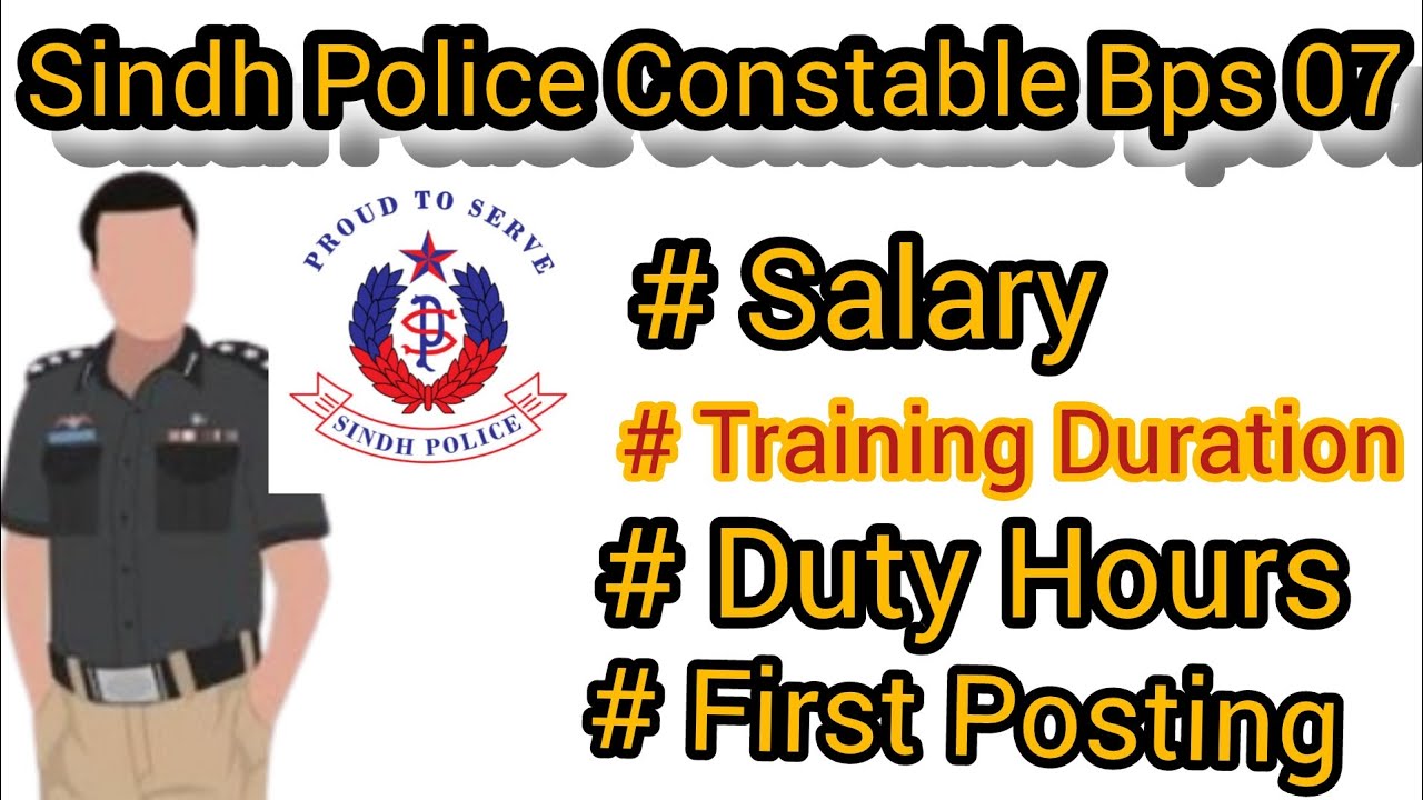 Sindh Police Constable total salary/Training/Postings/ Total Duty Hours #Sindh_Interview_Schedule
