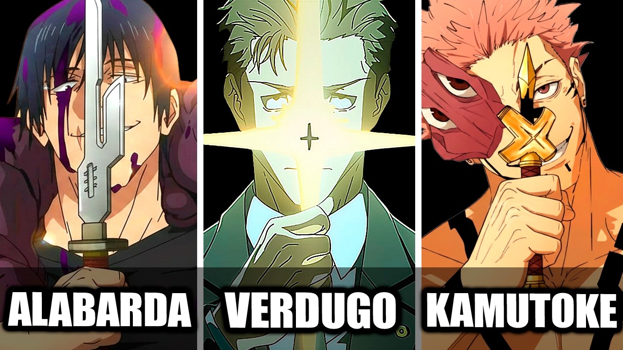 Top 10 HERRAMIENTAS MALDITAS más PODEROSAS en JUJUTSU KAISEN