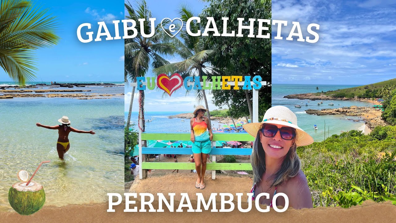 DESCUBRA as praias SECRETAS de Pernambuco! Praia de Gaibu e Praia de Calhetas